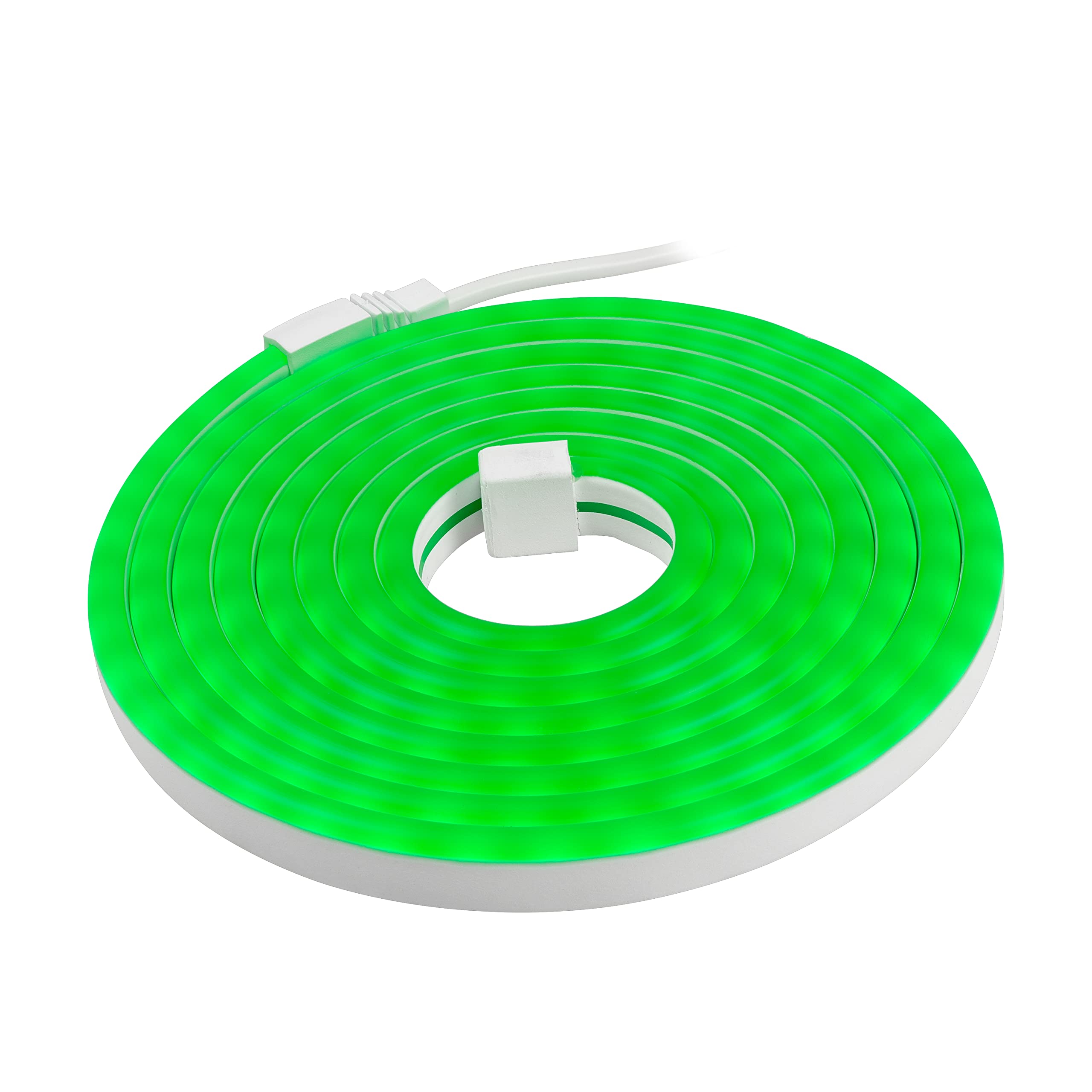 Lights by Night Neon Rope Light, 6.5ft, Green, LED Strip Lights, USB Powered Flexible Light, LED Strip Lights, for Gaming, Home Theater, Offices, 69962