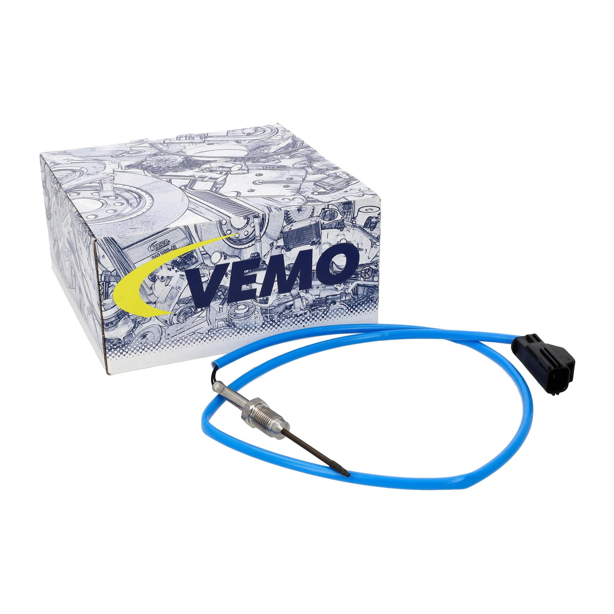 VEMO V25-72-0126 Sensore, temp. gas esausto | Compatibile con: FORD KUGA I, KUGA II, KUGA II VAN