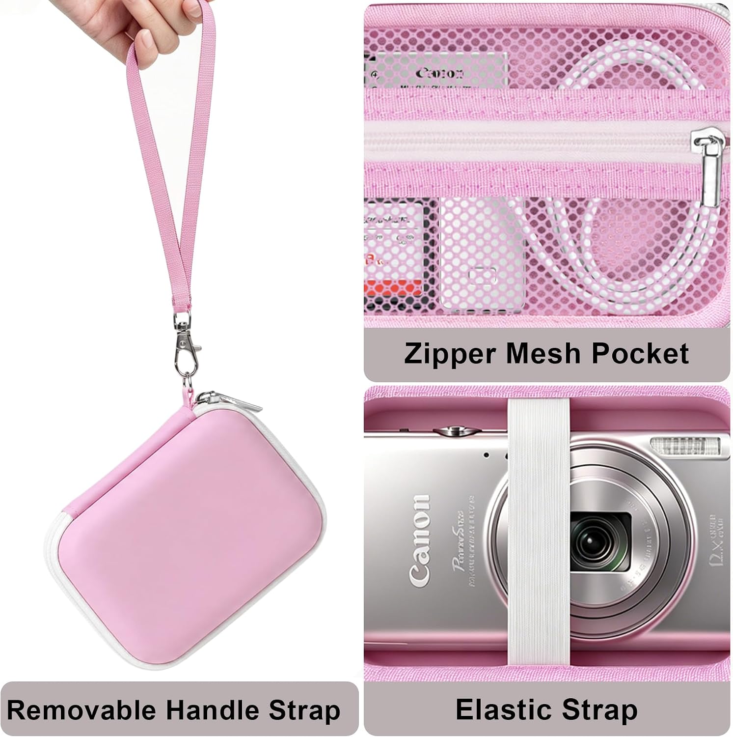 Carrying Case for Canon PowerShot ELPH 360 HS A / IXY 650 Digital Camera image 5