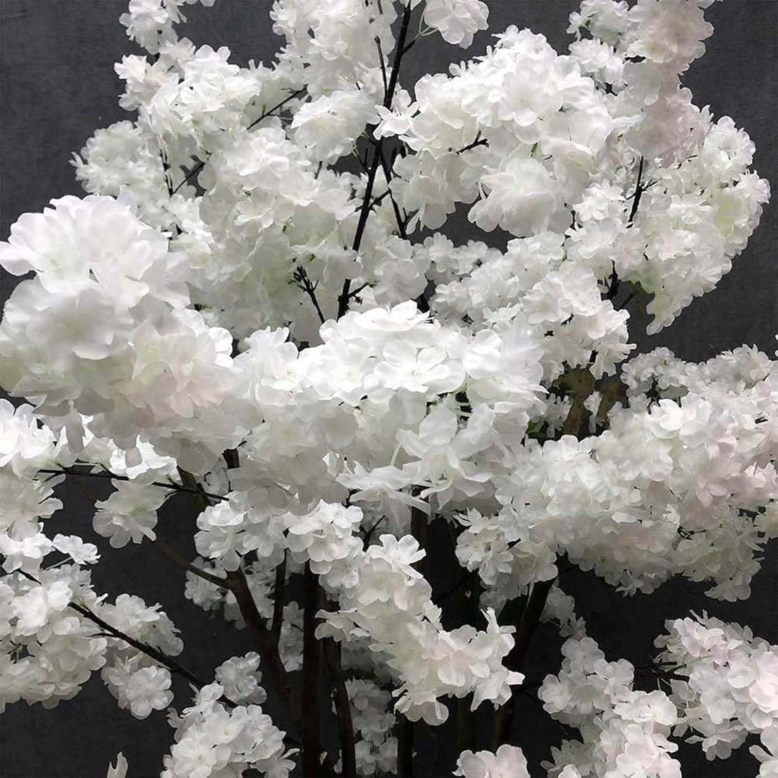 Générique Grand Arbre à Fleurs Japonais Rose, Grands Arbres De Fleurs De Cerisier Artificiels Blancs, pour la Maison, Le Bureau, la Chambre à Coucher,B,250x200cm