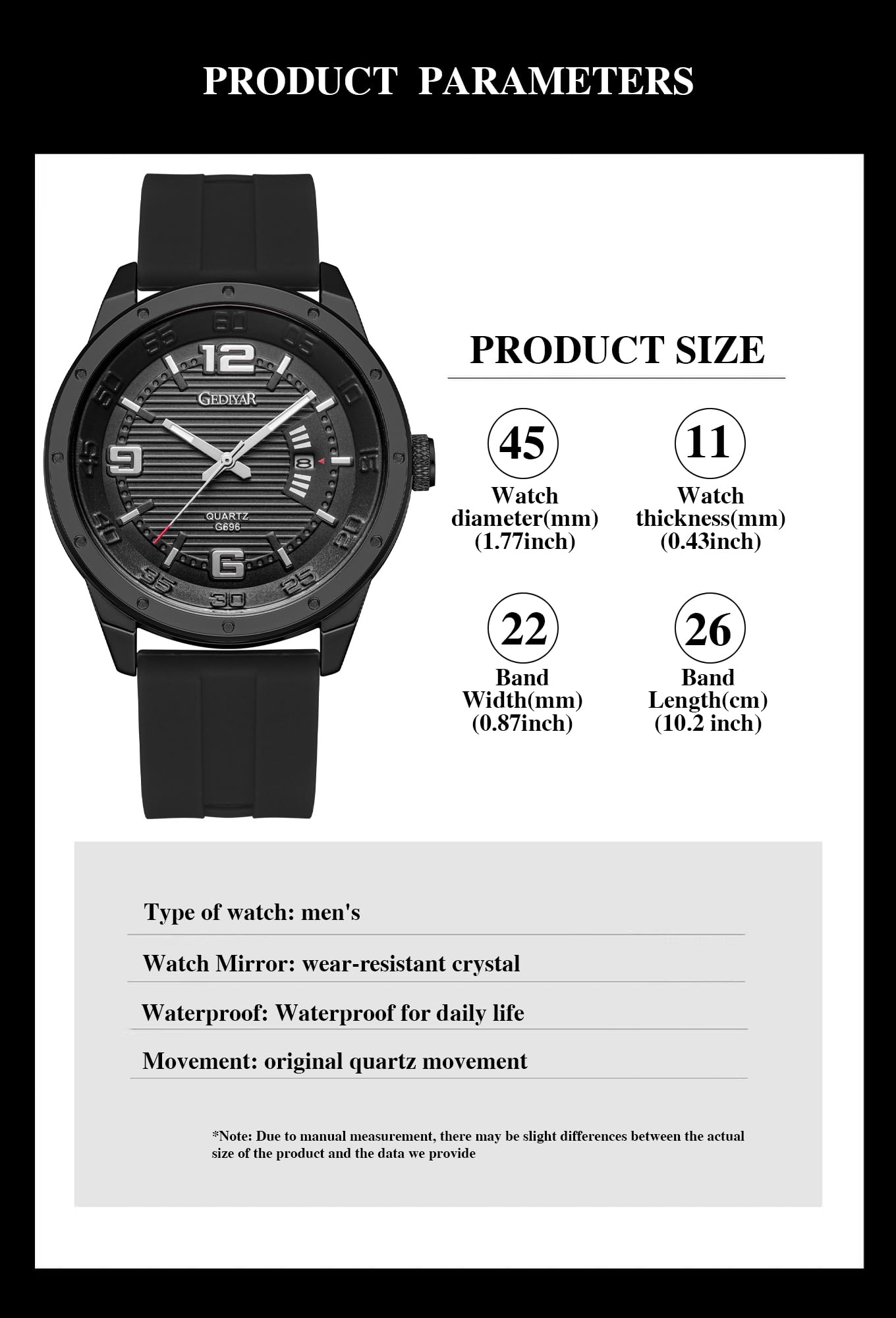 Reloj analógico de moda para hombre, reloj de cuarzo impermeable con correa de silicona, diseño único para hombre, militar, deportes, calendario, fecha, reloj de pulsera grande