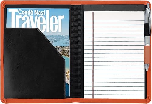 Miniatura 6 de Carpeta para portafolio o cartera, mini carpeta de 5 x 8 pulgadas, bloc de escritura legal, carpeta organizadora de documentos A5 para hombres y