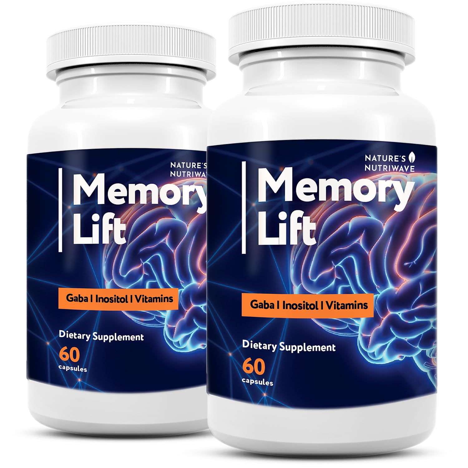 Memory Lift – Vitamins A, C, D, E & B-Complex – 60 Ct, 3 Month Supply — Amazon image 5