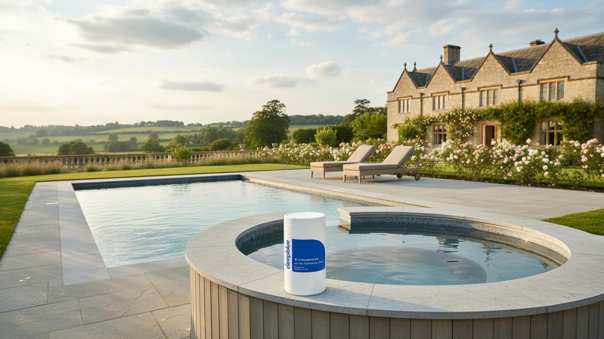 Deep Blue Pro 1kg Non-Chlorine Shock Granules 1kg Pool and Spa Water Care | Seasonal Pool Maintenance | Regular Treatment Applications