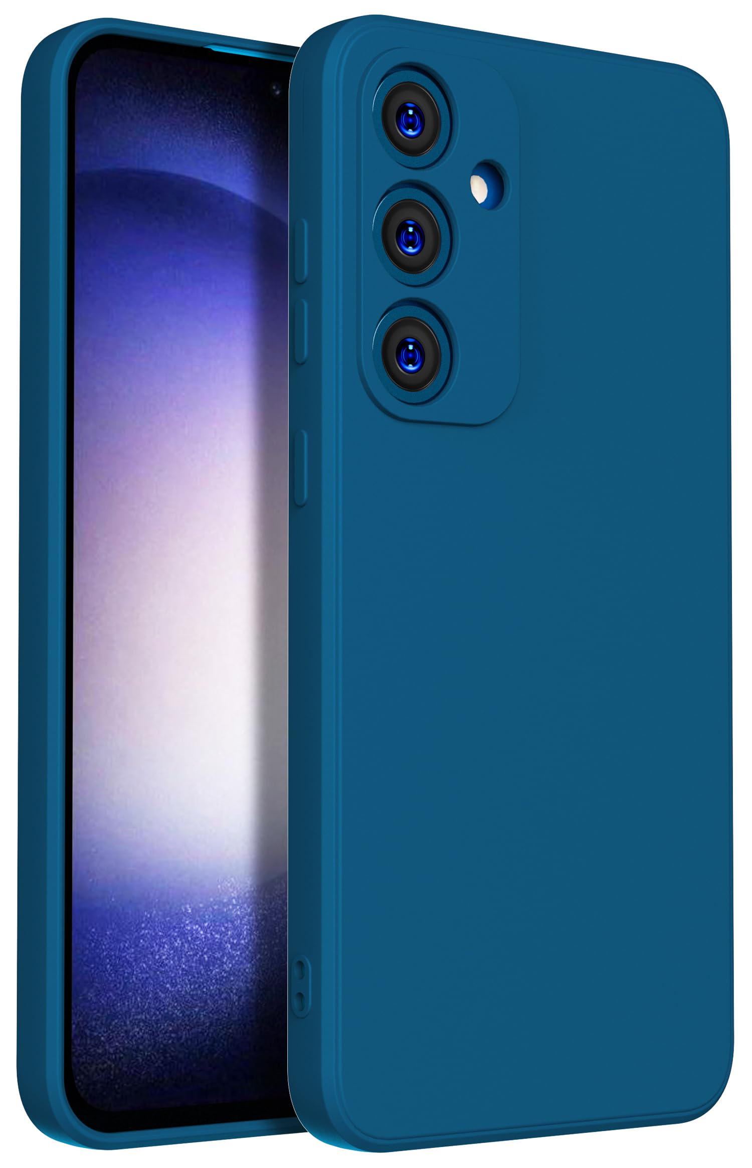 Kapa Matte Protective Lens Flexible Back Cover for Samsung Galaxy S24 FE | Slim Silicone with Soft Lining Shockproof Full Body Bumper Case (Blue) (B0D9QTV7P2) Amazon Price History, Amazon Price Tracker