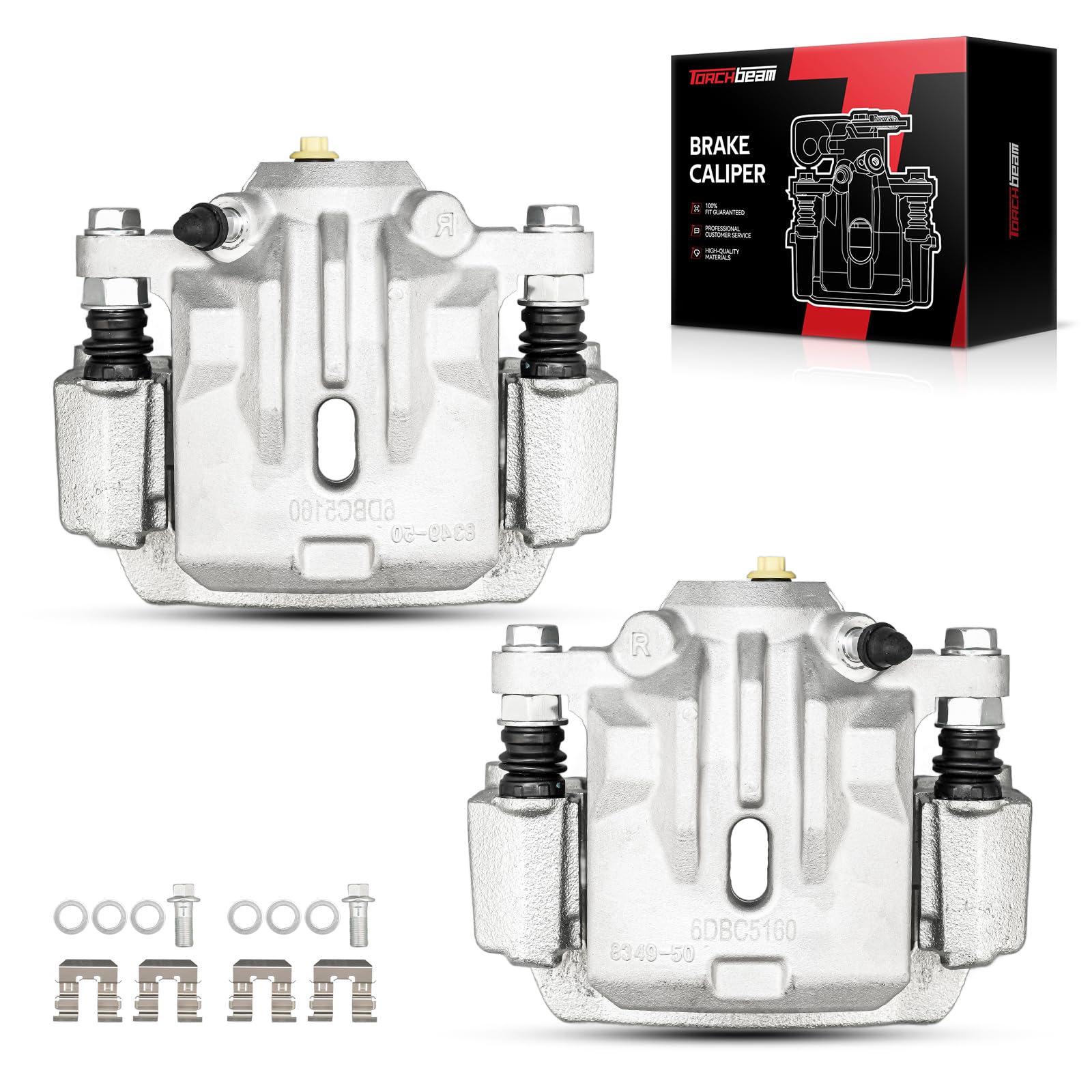 Torchbeam Rear Brake Calipers Set for Subaru Outback 2010-2014 2.5L