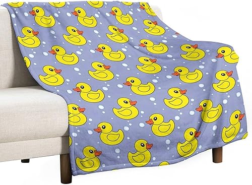 Miniatura 2 de Blue Bubbles - Manta de patos de microfelpa ultra suave, manta de microfibra polar para todas las estaciones para cama, silla, sofá, dormitorio, 60