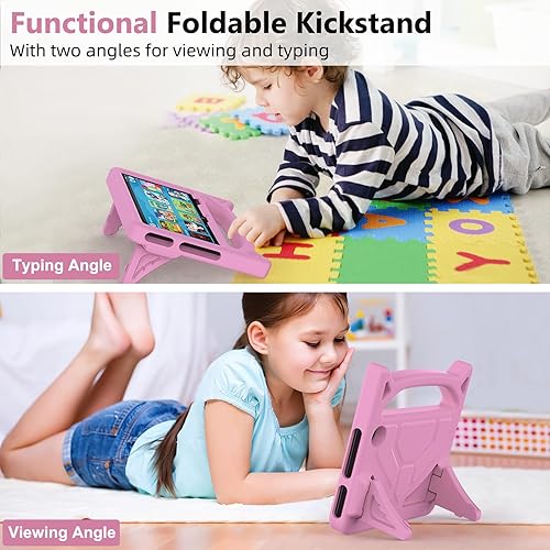 Miniatura 2 de Ubearkk - Funda para tablet 7 para niños 12 generación versión 2022 ligera a prueba de golpes apta para niños con asa y soporte