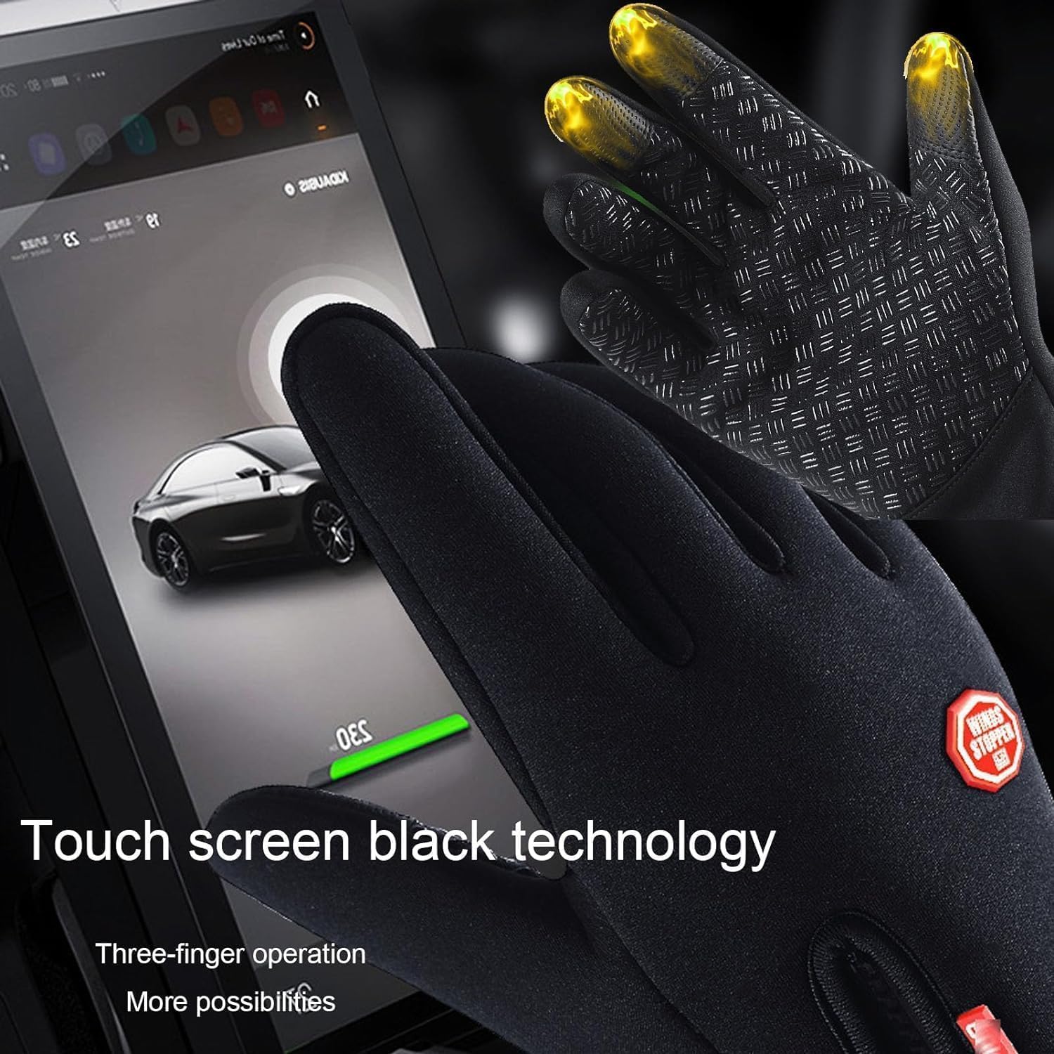 Ultimate Waterproof & Windproof Thermal Non-Slip Gloves, Thermal Touch Screen Waterproof Winter Gloves for Men & Women - Image 6