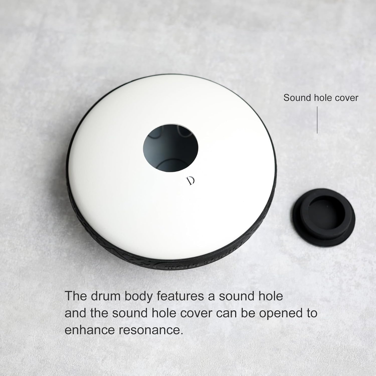 Steel Tongue Drum 6 Inch 11 Notes D Major – Rain Drum Style Calming Sound Healing Instrument for Meditation, Relaxation & Yoga – Easy for Beginners with Full Accessories Gift Set(Snow White)