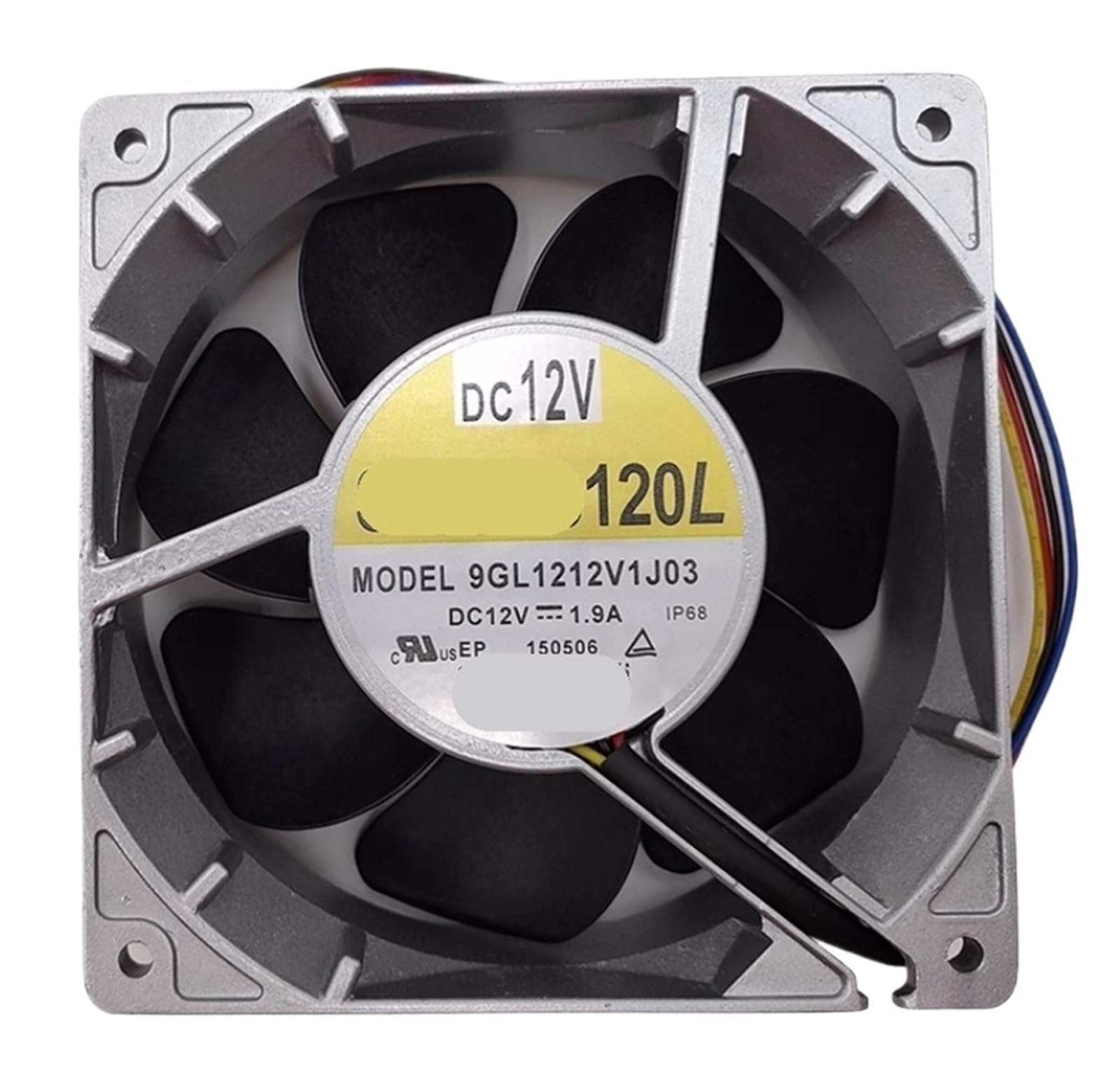 LZIKKGKI 12V 1.9A 9GL1212V1J03 120 * 120 * 38MM waterproof fan