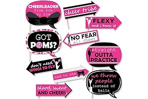 Funny We've Got Spirit Cheerleading Party Photo Booth Props