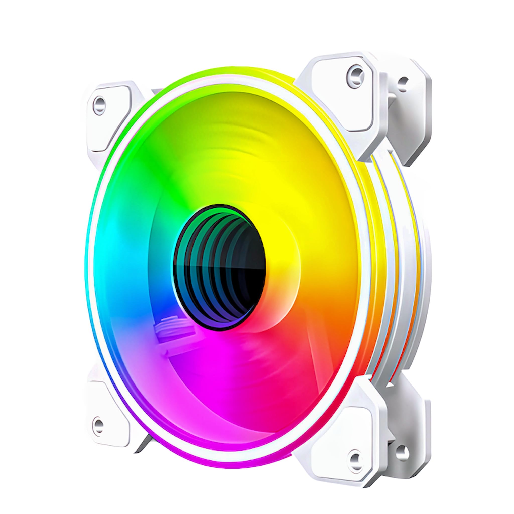 Small Lab] COOLMOON PC Case Fan Set of 5 4 Pin PWM LED ARGB 5v 3pin