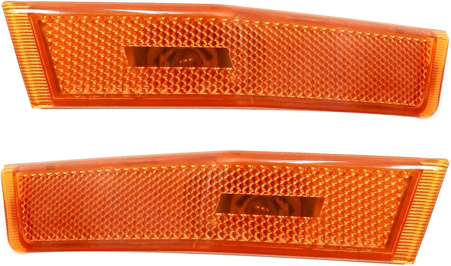 7A1Z-15A201-A Front Bumper Side Marker Light Reflector Lens, Replacement for Lincoln MKX 2007-2010, Replaces 7A1Z-15A201-B