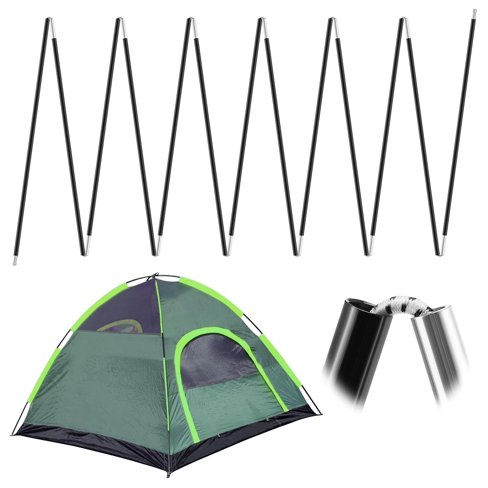 Amazon.co.jp: アルミニウム製テントポール交換用 - 組み立て