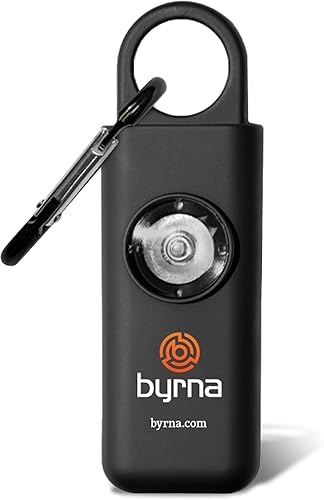 Miniatura 2 de Byrna Banshee - Alarma de seguridad personal  130 dB de grado militar de autodefensa de emergencia llavero dispositivo de sirena con luz