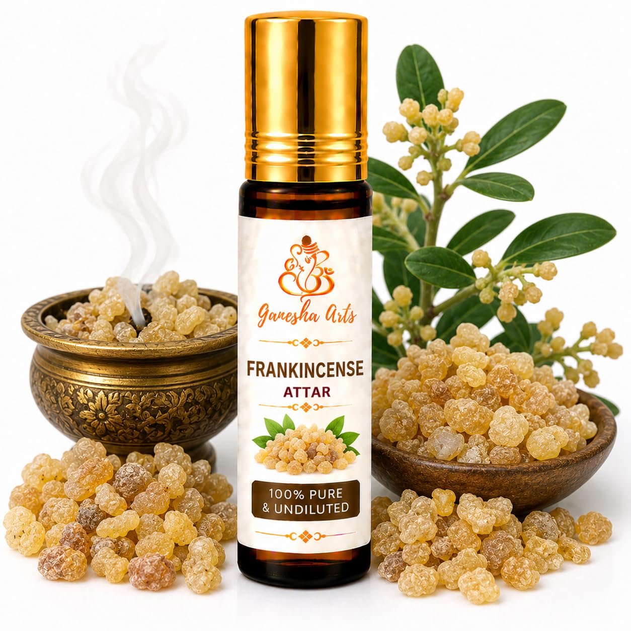 Frankincense Attar Parfümöl | Premium alkoholfreier Duft, 100 ml