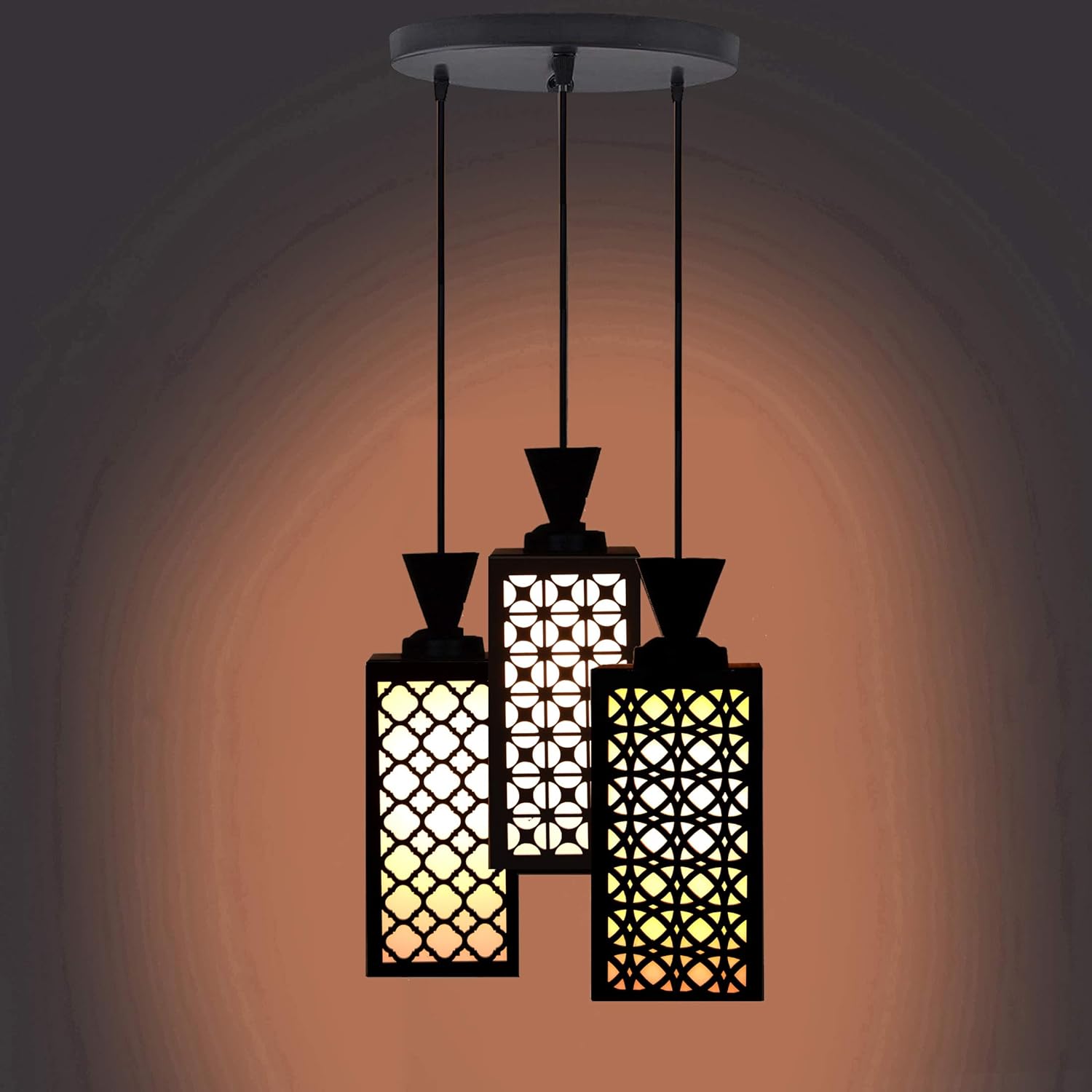 Buy Mittoo 3 Light Creative Wooden Pendant Light Lamp Suitable for