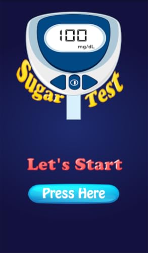 brincadeira de teste de açúcar - divertido verificador de açúcar no sangue