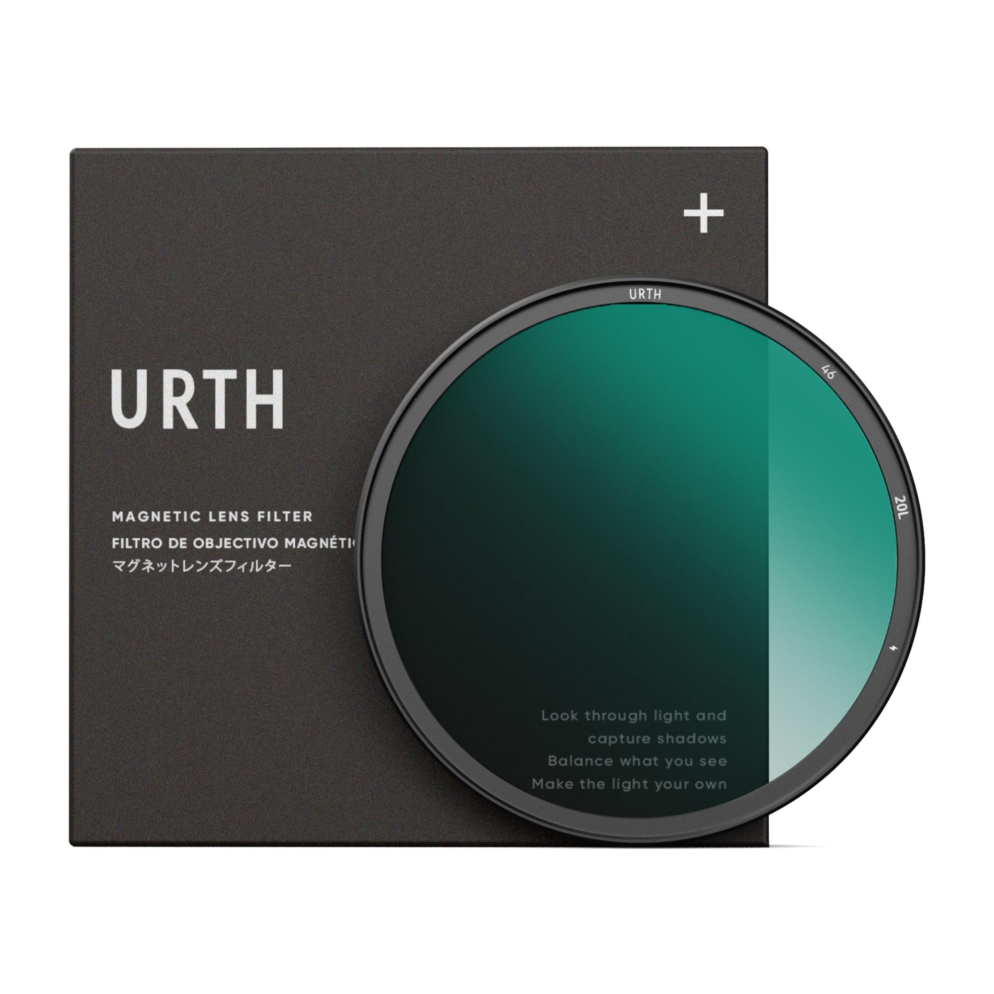 Amazon | Urth 46mm 磁気円偏光 (CPL) レンズフィルター (プラス+) 