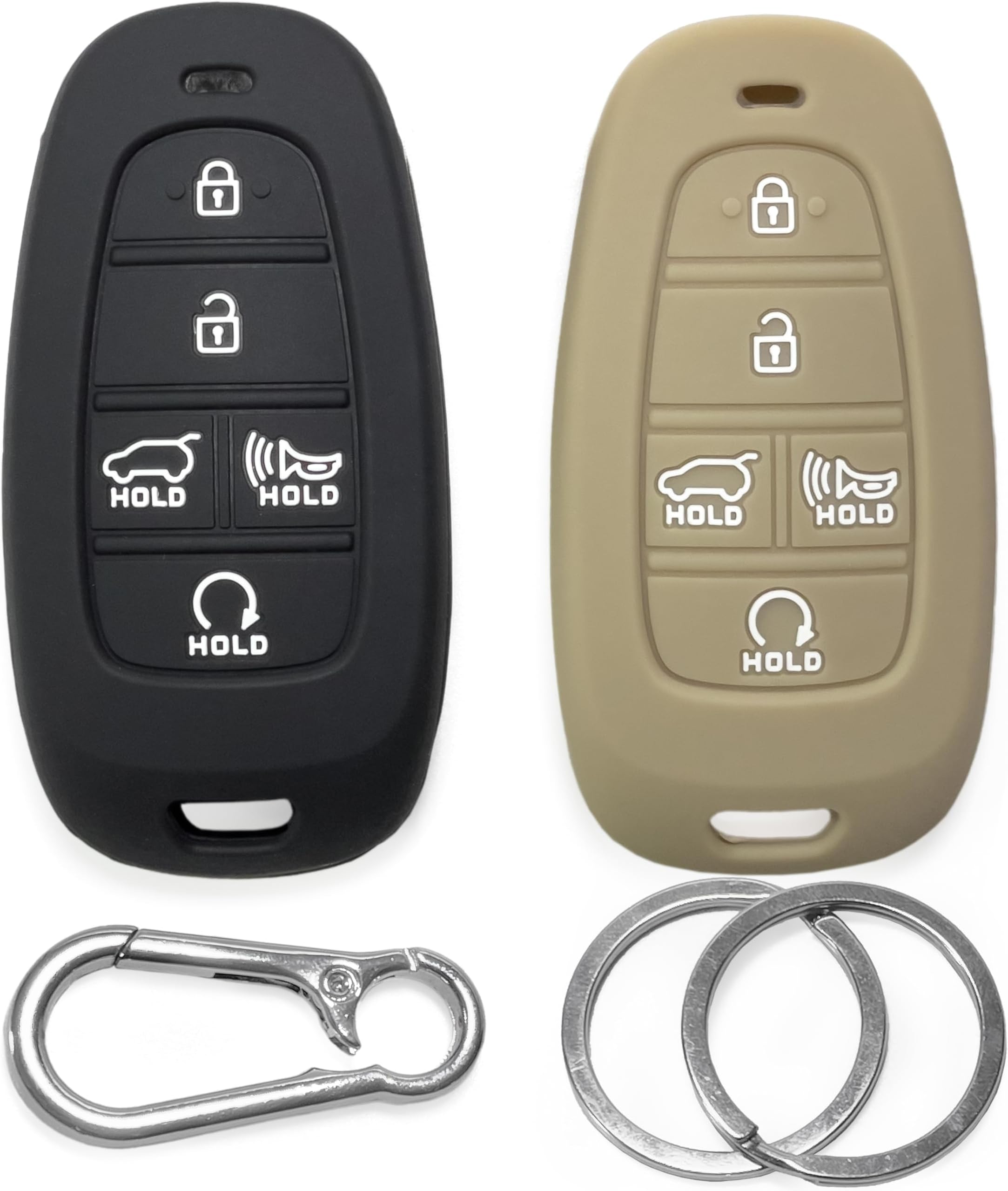 Amazon.com: 2-Pack Click&Fit Silicone Key Fob Covers Compatible with ...