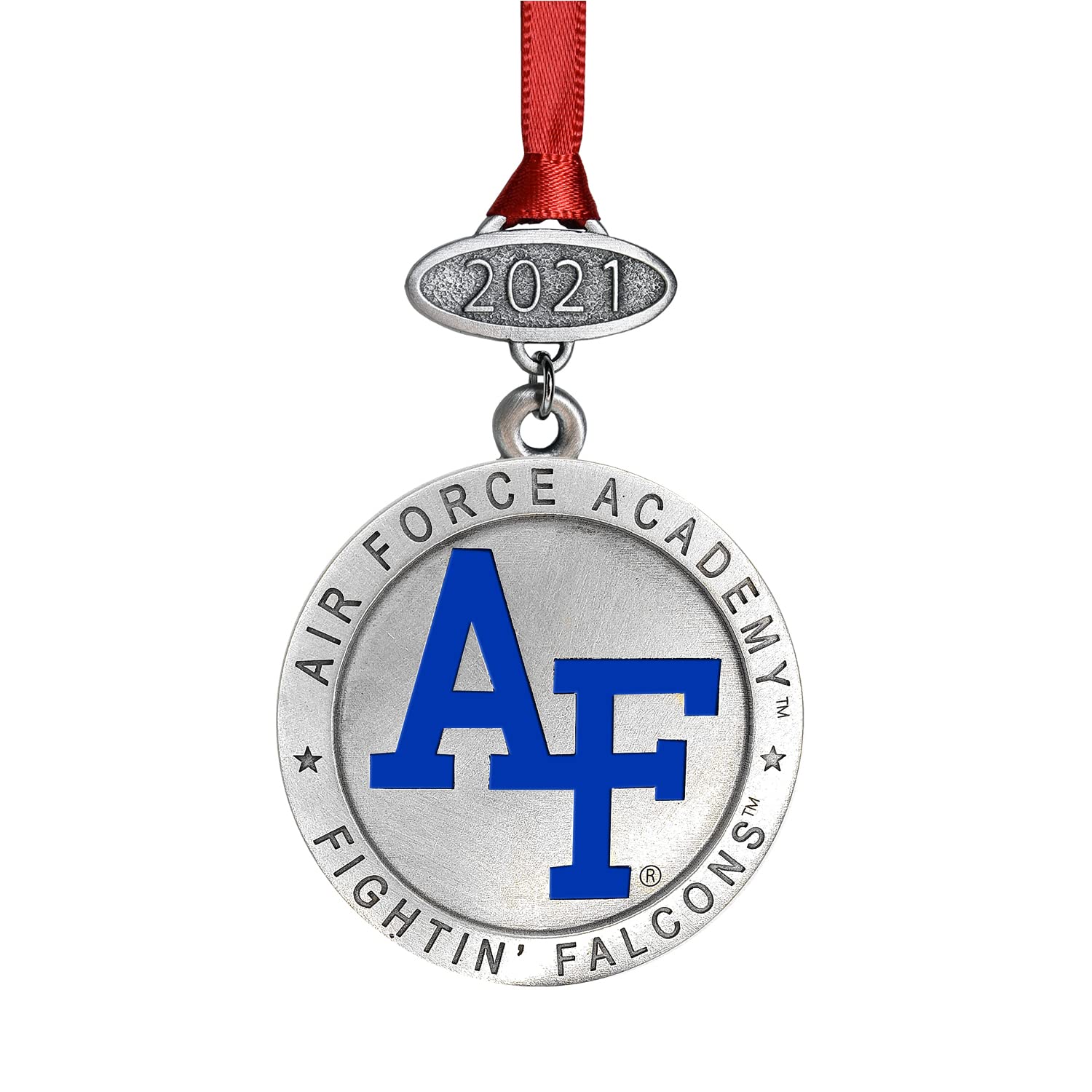 Heritage Pewter US AIR Force Academy Class of Ornament | Hand-Sculpted Christmas Tree Ornament | Intricately Crafted Metal Pewter Alma Mater Inlay