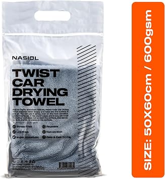 Nasiol Car Wash Package - Cleanion Pro Car Wash Shampoo, Vehicle Drying Towel, Car Wash Gloves - 25 Washes