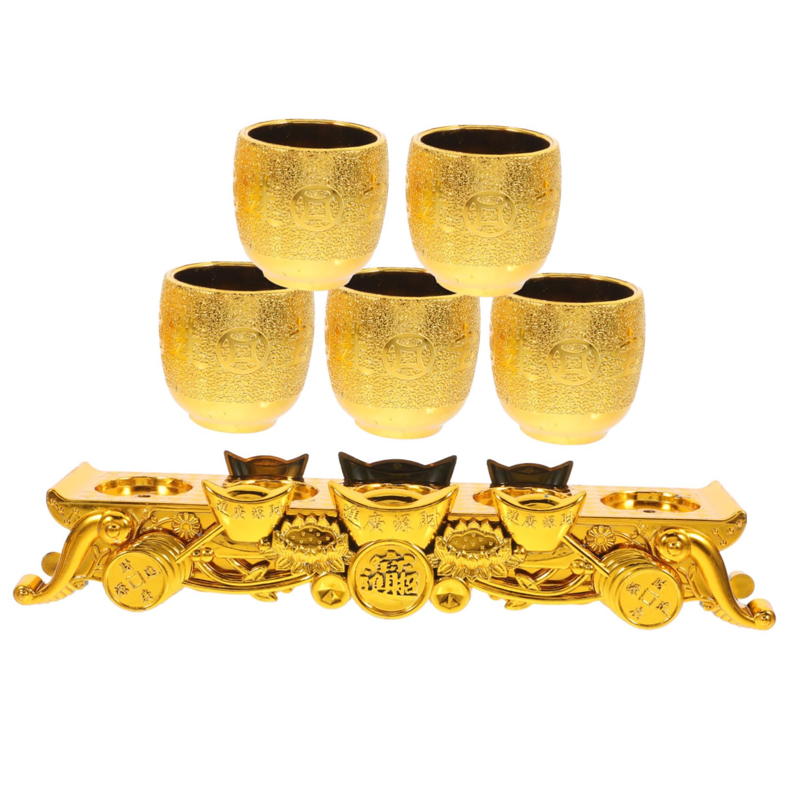 Ciieeo 1Set Offering Cup Mini Chalice Goblet for Religious Worship Compact and for Temple Supplies and Buddhist Practices