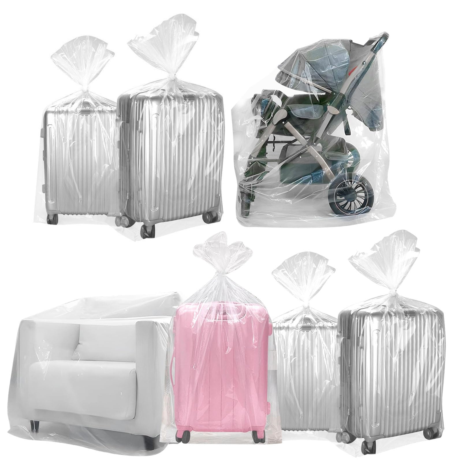 Sacs de rangement contre la poussière pour valises et grands volumes de vêtements d'hiver