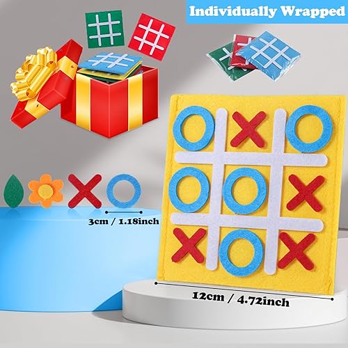 Miniatura 5 de Tic Tac Toe (paquete a granel de 20) juguetes de mesa para niños y familia, regalos de fiesta de cumpleaños, regalos clásicos a granel para niños,