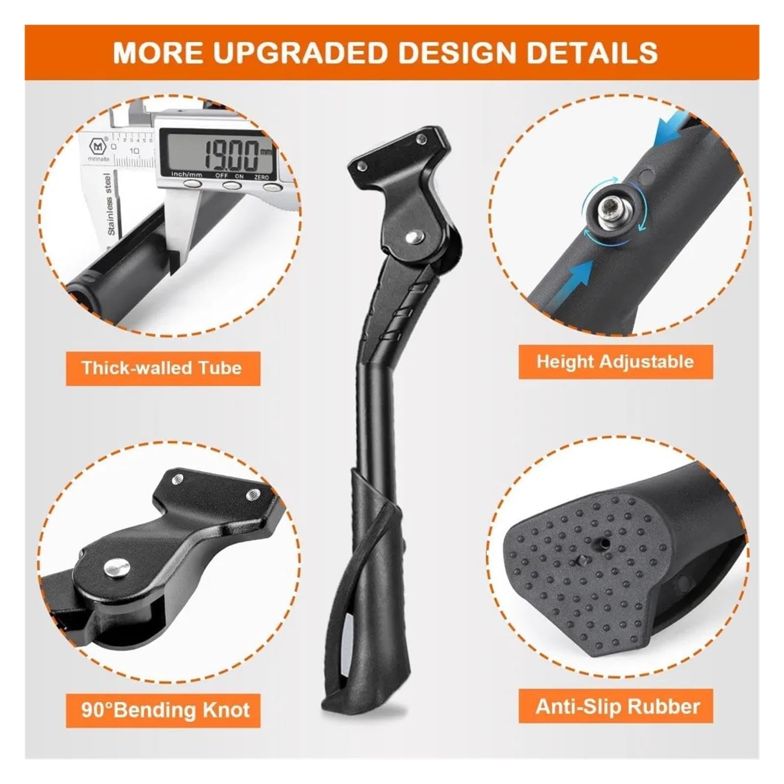 1 Soporte de Bicicleta de Aluminio Ajustable.