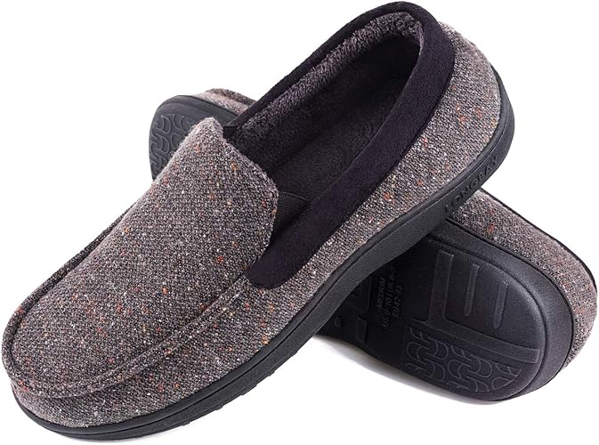 Amazon mens slippers size 10 Clearance