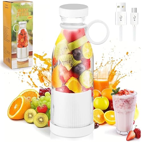 Miniatura 10 de Juicengobrand - Licuadora portátil Juicengo, nuevo exprimidor portátil 2025, licuadora personal inalámbrica de 14.2 fl oz para batidos y batidos