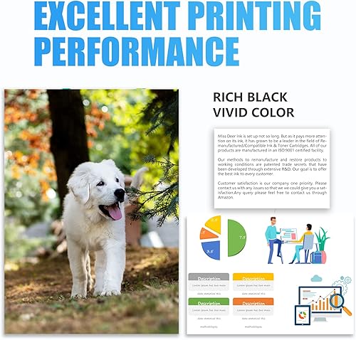 Miniatura 5 de Miss Deer 88XL Cartucho de tinta compatible con alto rendimiento para HP 88 XL 88XL, funciona con Officejet Pro K5400 K550 K8600 L7480 L7550 L7580