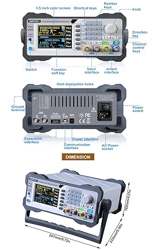 Miniatura 3 de 80MHz Función Programable Forma de onda arbitraria DDS Control Digital de Doble Canal Medidor de Frecuencia Generador de Señal PSG9080