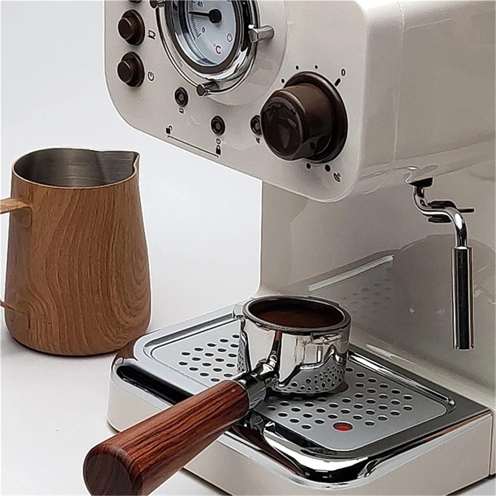 Portafiltro Sin Fondo For Café Con 3 Clavos, 51mm, Compatible Con Delonghi,Dedica Ec680 Ec685, Cesta De Filtro De Repuesto, Accesorio De Barista