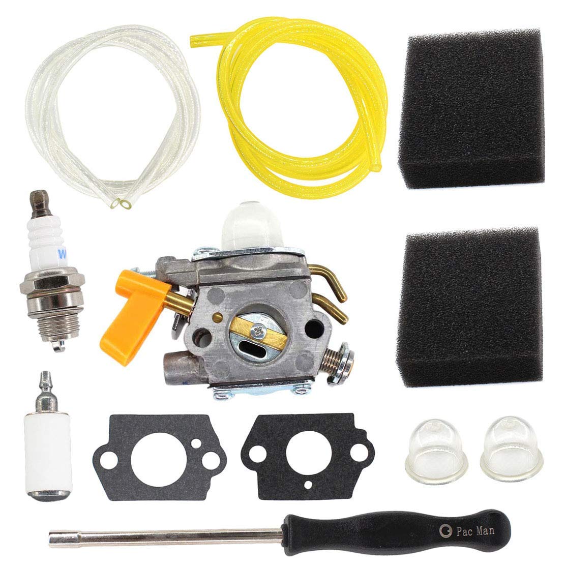 USPEEDA Carburetor for Ryobi RY 28140 28141 28100 28101 28121 28120 Trimmer Replace 308054077 UT33600 UT33650