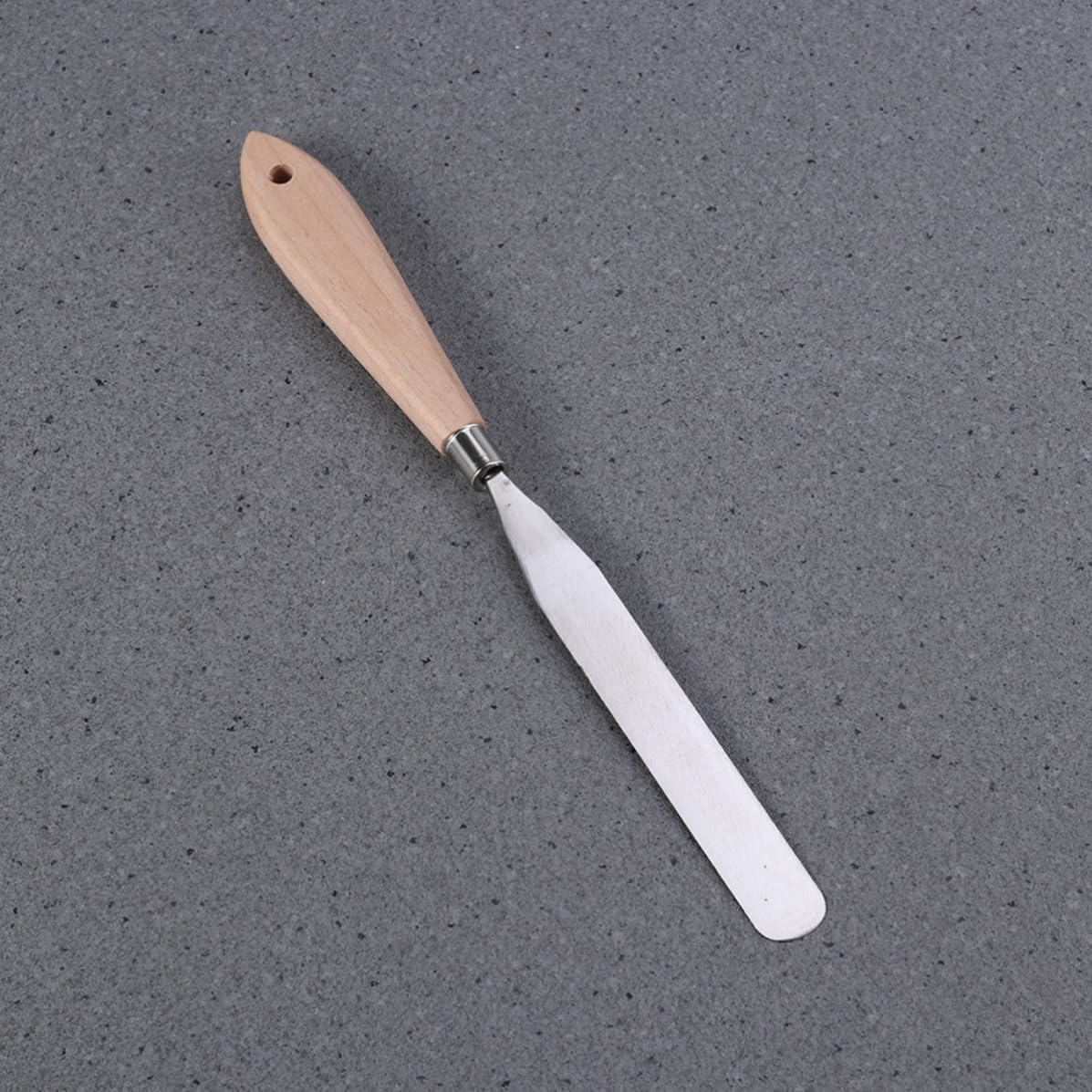 GALPADA Spatole per Pittura ad Olio e Lama in Acciaio Inossidabile Manico in 2 Pezzi Strumento per Miscelazione Pigmenti e Linee Lisce per Pittura Artistica