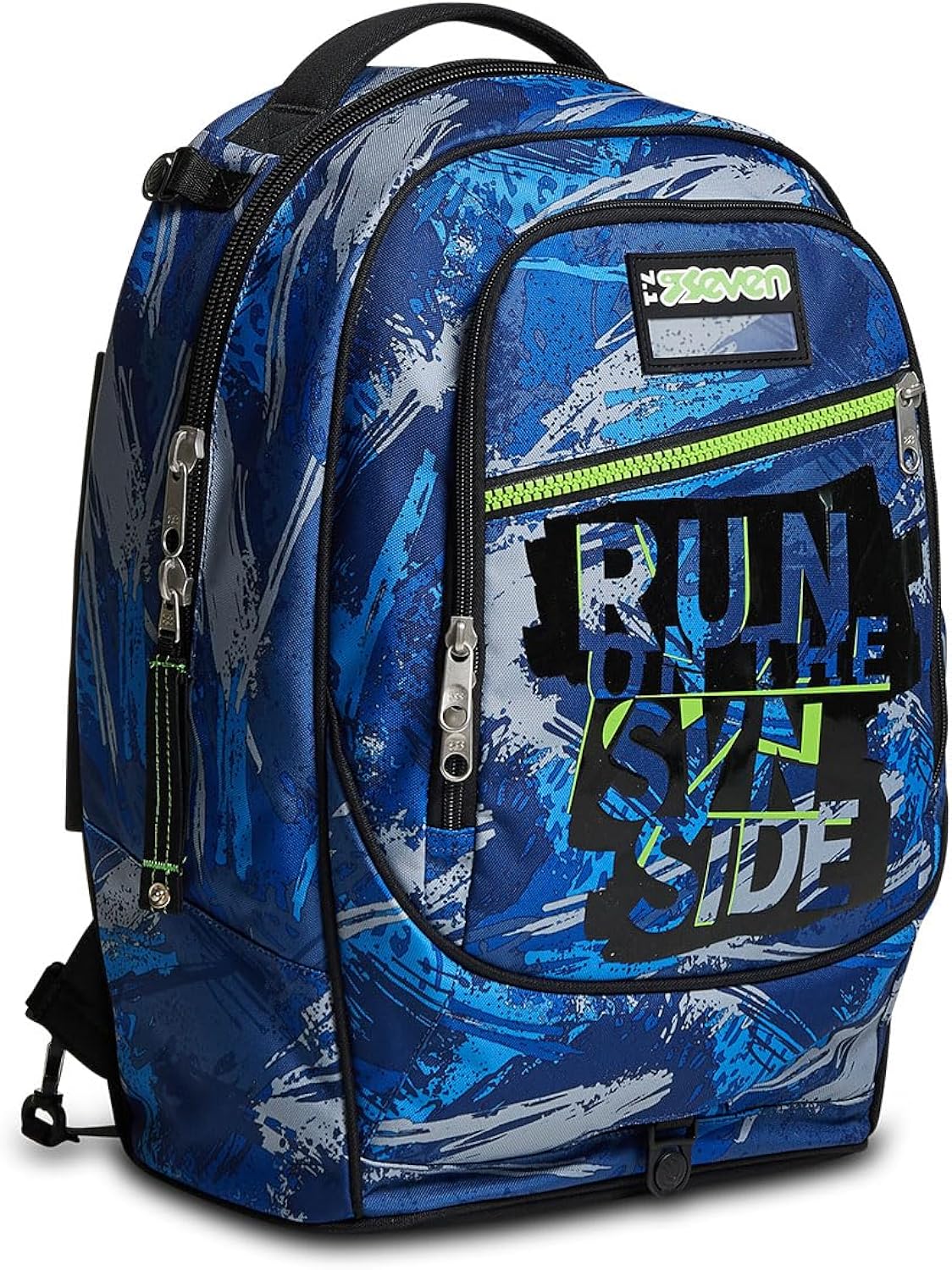 Trolley Scuola Seven Jack 3 Ruote - Crafter Boy Bambino - Zaino Sganciabile - Doppio Uso Trolley Scuola Seven Jack 3 Ruote - Crafter Boy Bambino - Zaino Sganciabile - Doppio Uso