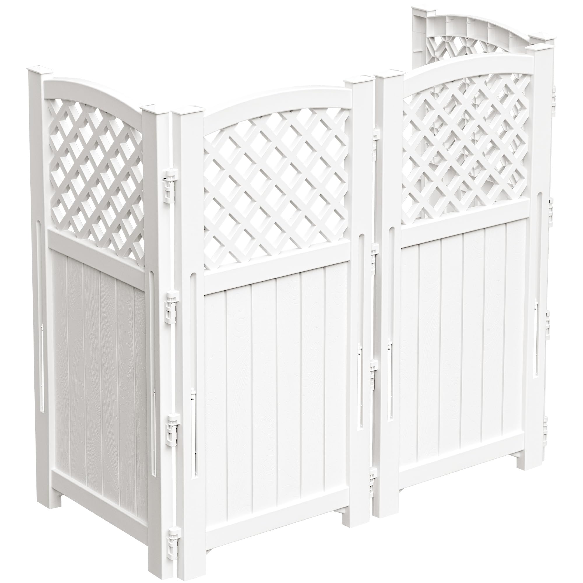 Devoko Resin Outdoor Privacy Fence
