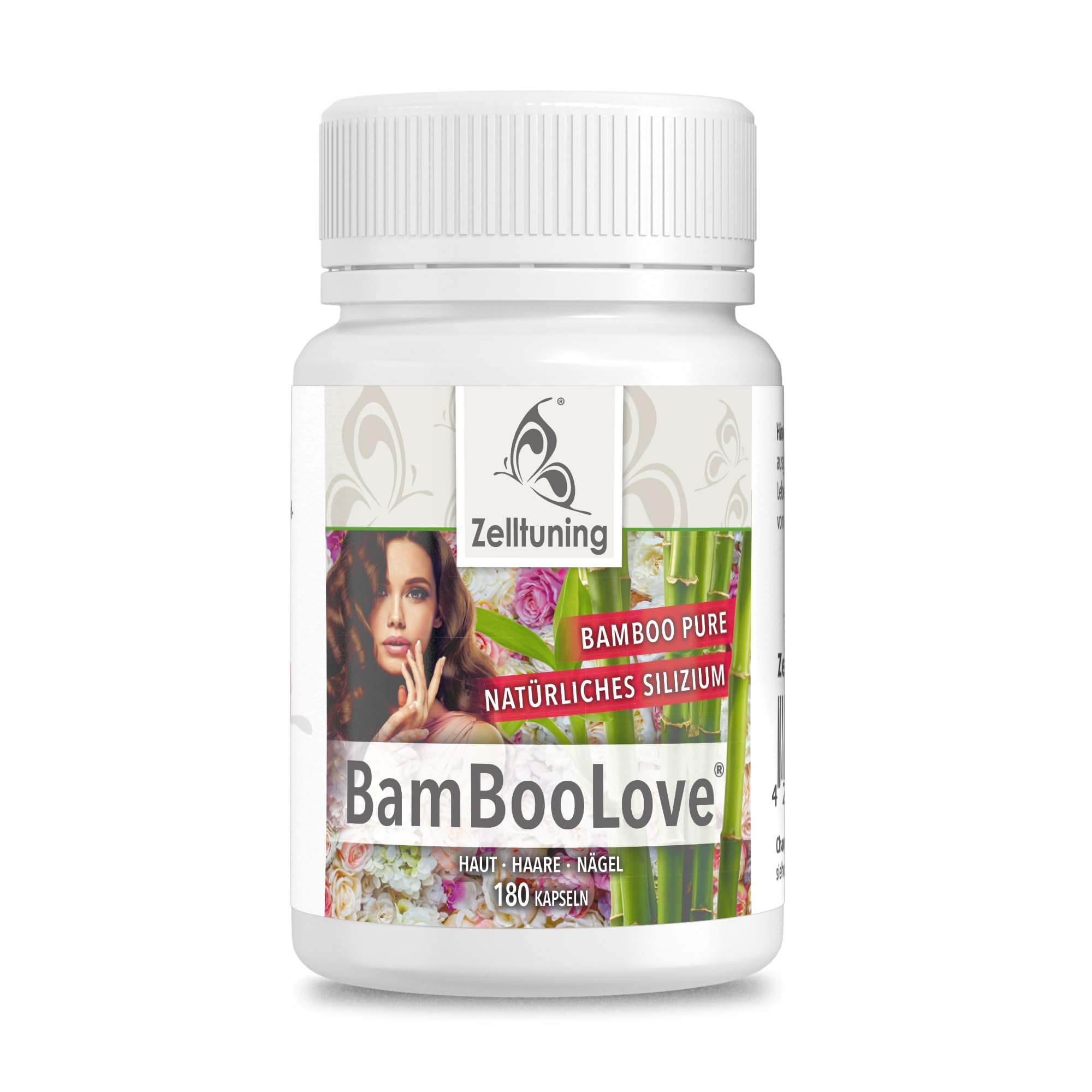 BAMBOO-LOVE  Silizium Hochdosiert Kapseln - Kieselsure aus Bambus - Pure,  Vegan, Rein - 180 Silica Haut Haare Ngel Kapseln - Silicea ...