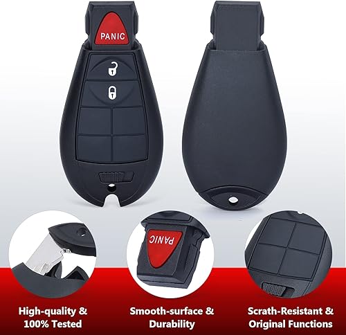 Miniatura 4 de 2 llaves de automóvil con control remoto sin llave GQ4-53T para Dodge Ram 1500 2500 3500 4500 5500 2013 2014 2015 2016 2017 2018 2019 2020 2021