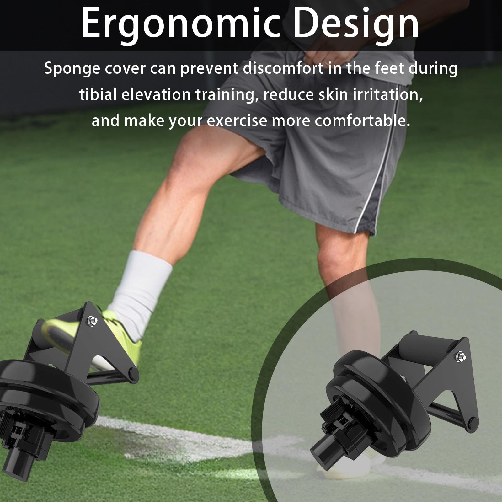 Appareil D'entraînement pour Le Tibial, Appareil D'extension des Jambes pour la Salle de Sport L'entraînement en Plein Air avec Pince pour Barre pour Plaques D'haltères de 2,5 ou 5 cm