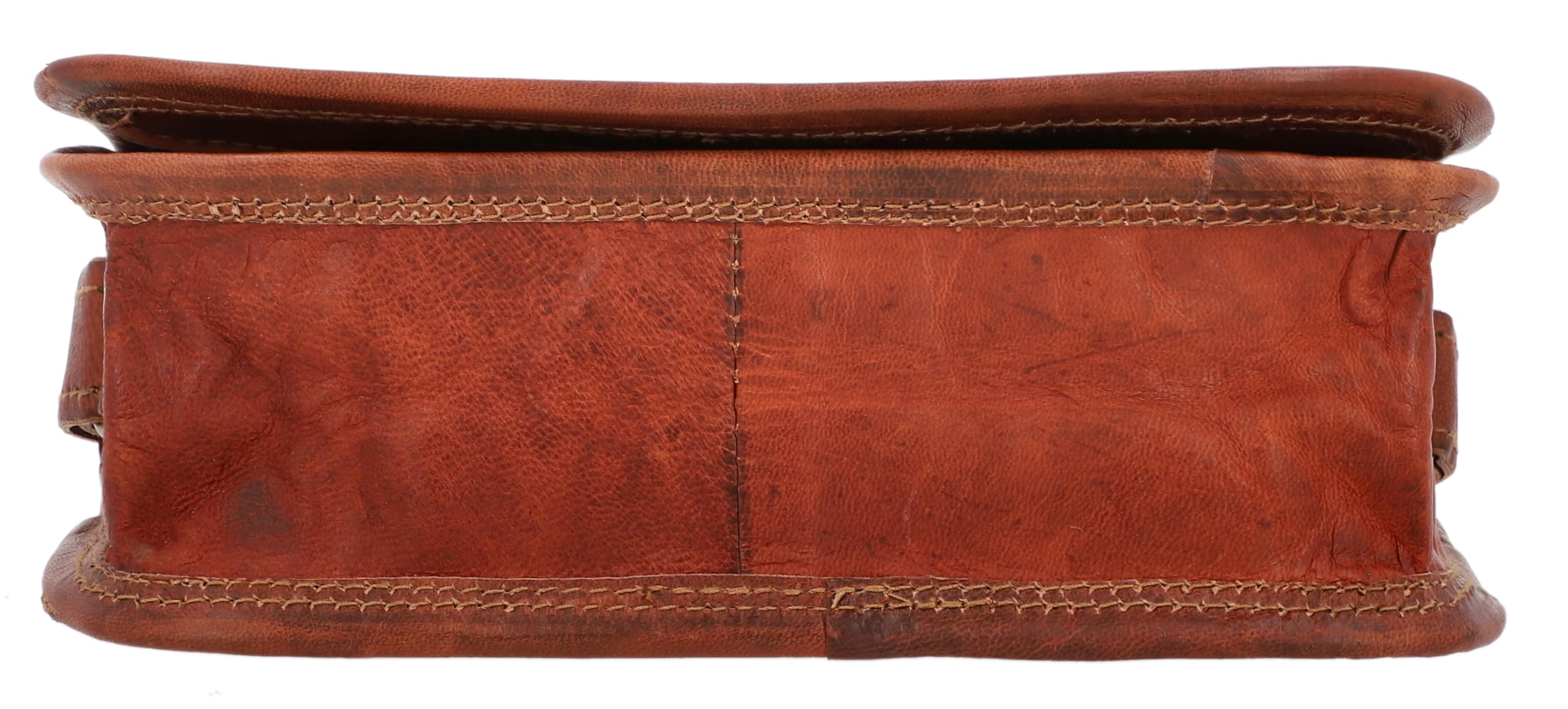 Gusti Bolso de cuero genuino pequeño zumbido bolso bandolera cuero genuino vintage