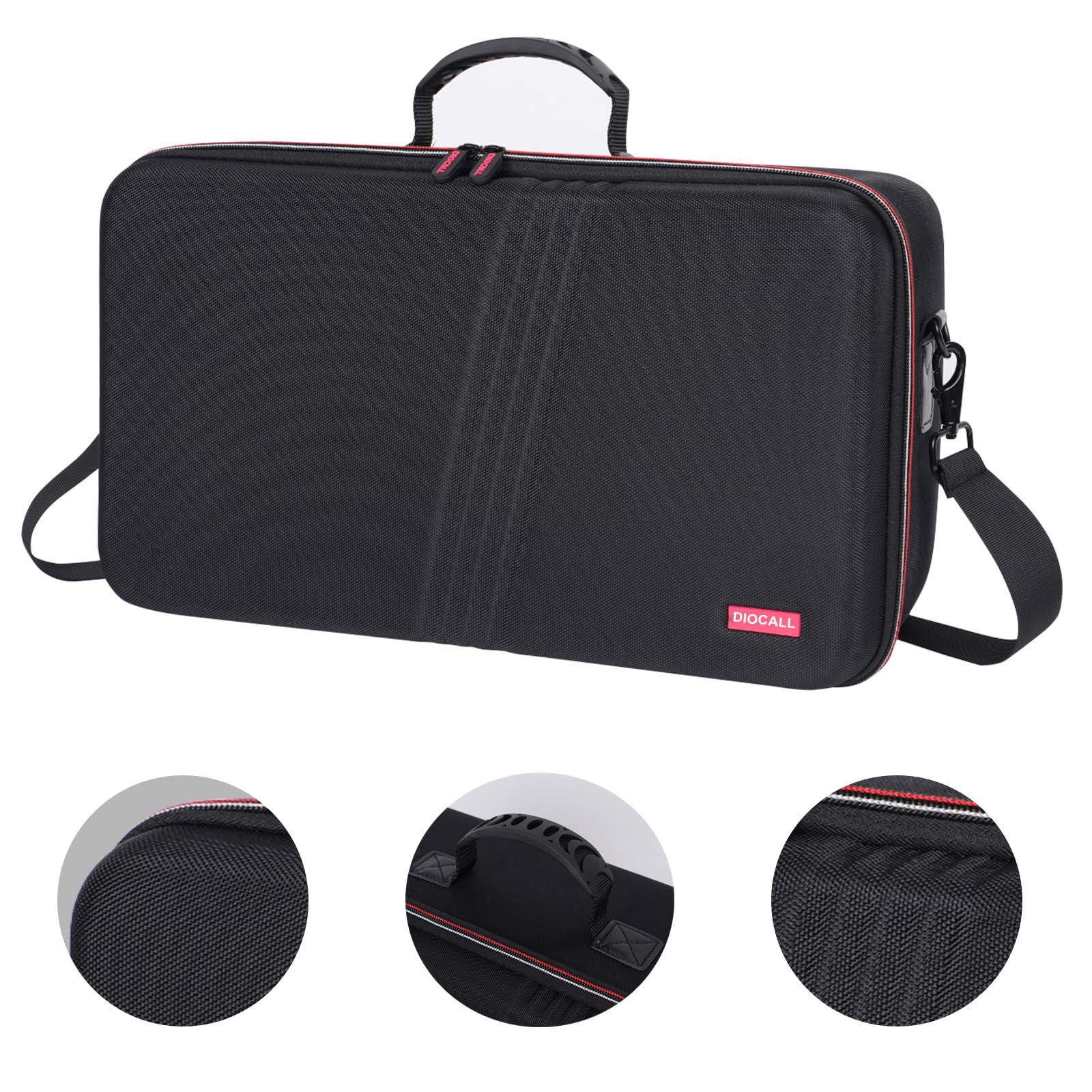Funda de Transporte rígida Compatible con PS5 Pro 2024, Bolsa de Viaje Protectora para Consola PlayStation 5 Pro Disc o edición Digital, Controladores DualSense, Soporte Vertical y Accesorios