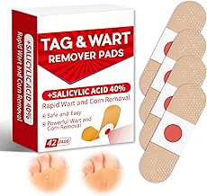 42 Pieces Patches for Warts, Warts, Remove Plantars for Hands Feet Face, Skin Care Patches