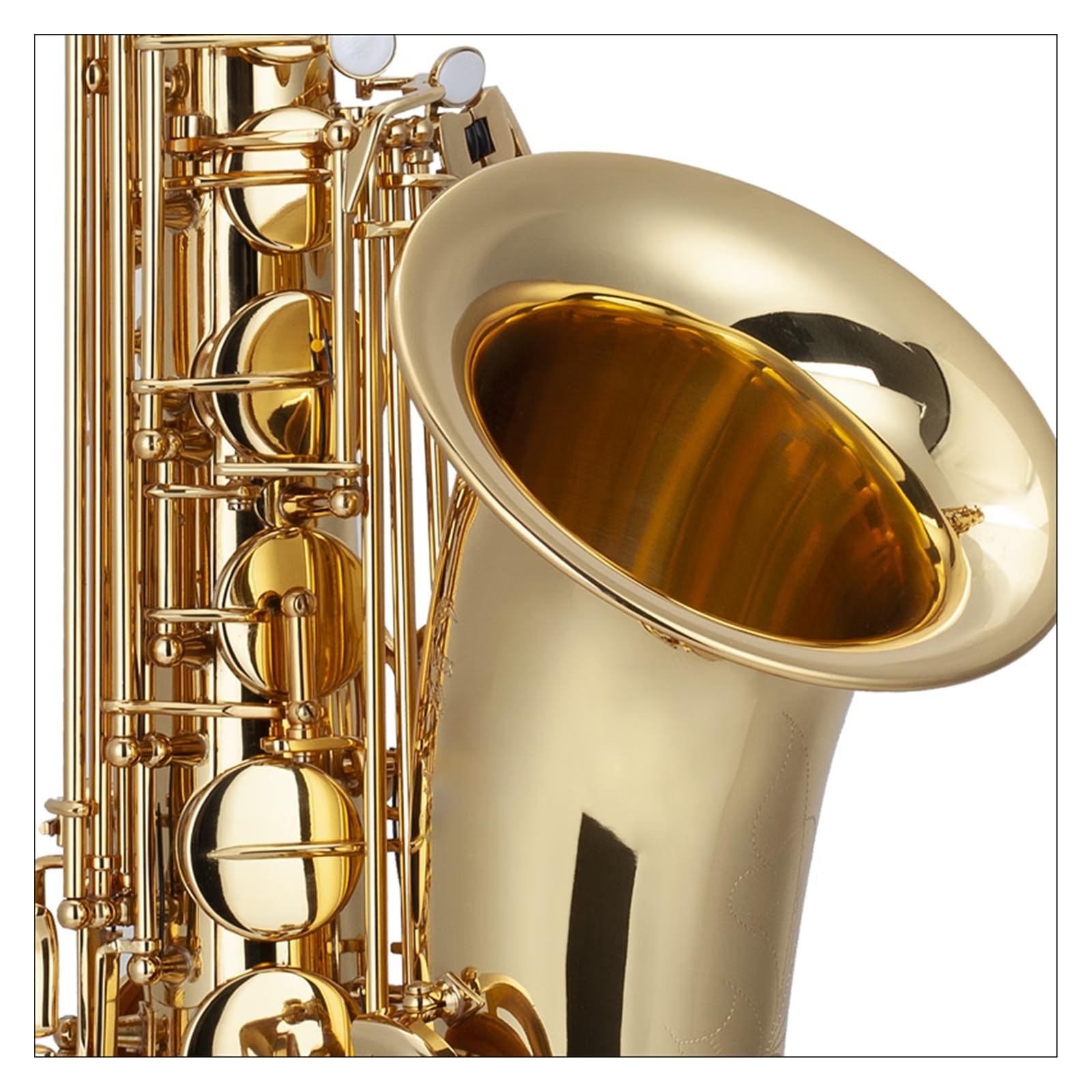 Saksofon tenorowy B dur instrument dęty blaszany profesjonalny