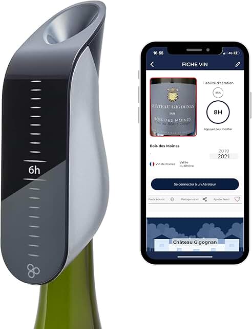 Electric Wine Aerator Aveine - Precise and Instant Aeration for Enhanced...