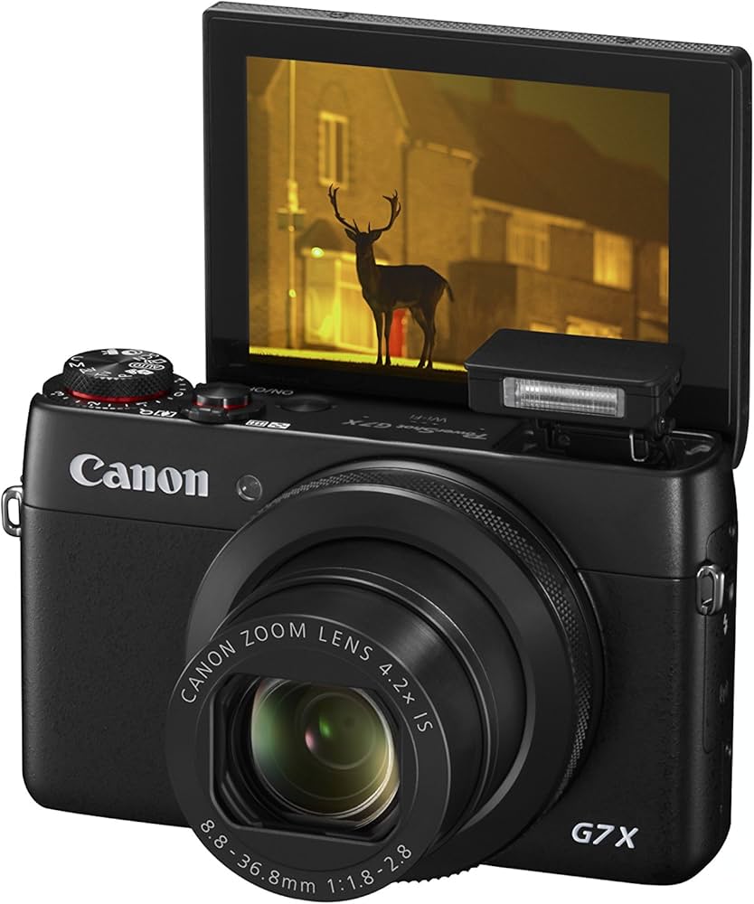 Canon PowerShot G7 X 本体 Canon PowerShot G7 X Digitalkamera schwarz: Amazon.de: Elektronik