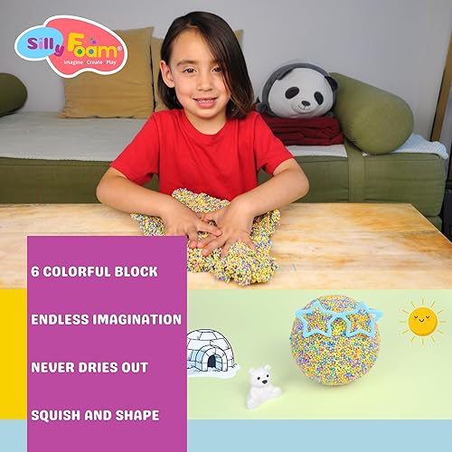 Miniatura 4 de Espuma tonta (paquete de 6) (colores monstruos)